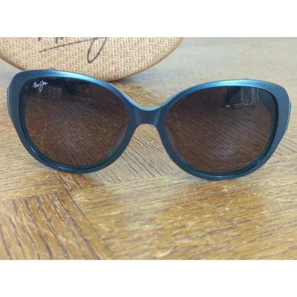 Maui Jim Swept Away Women's MJ733 06-B‎ Gray Green Polarized Sunglasses - Picture 9 of 10